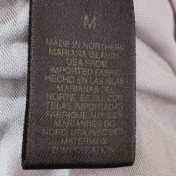 Liz Claiborne Lilac Floral Velvet Burnout Long Sleeve Top - Picture 6 of 7